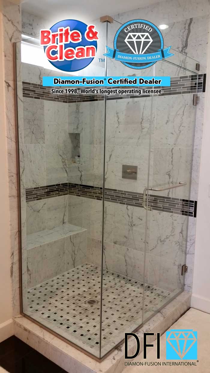 Diamon-Fusion&reg; Coachella Valley shower doors
