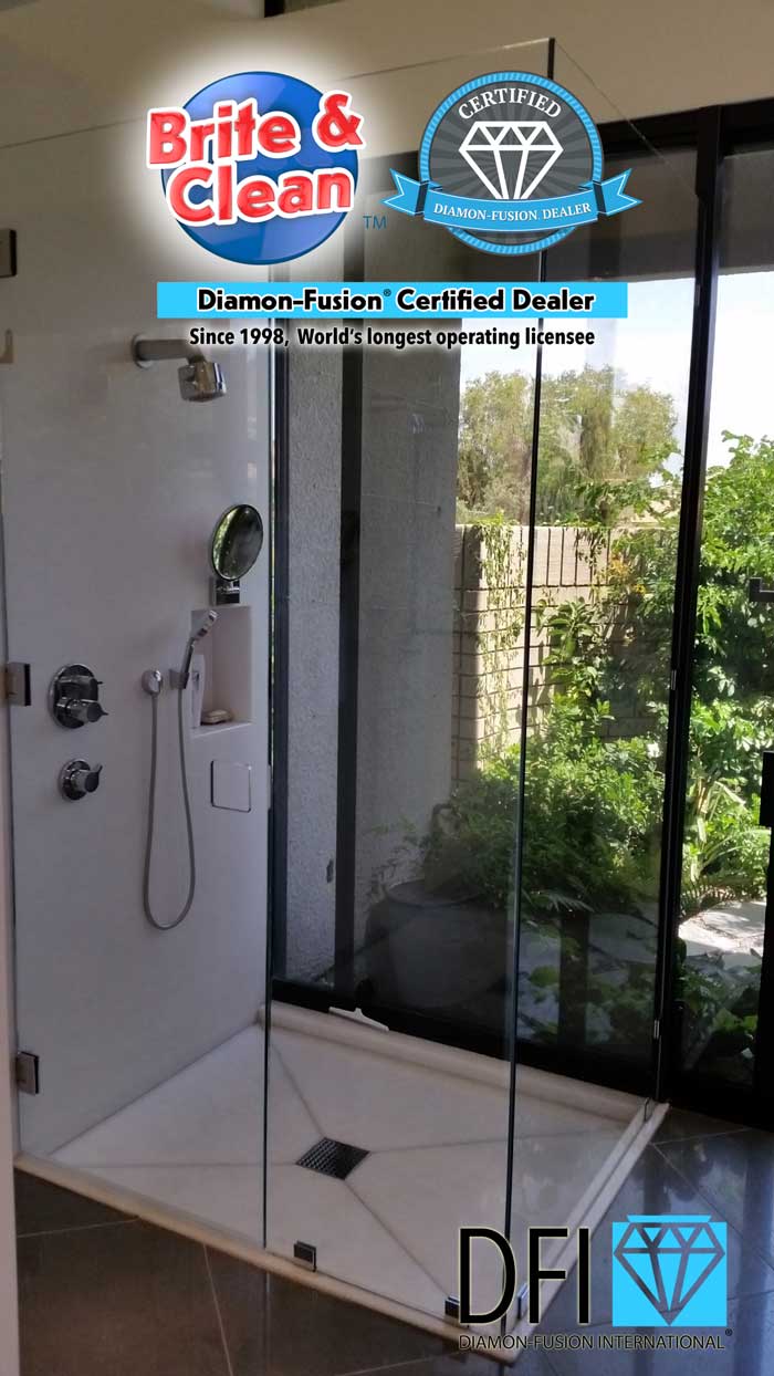 Diamon-Fusion&reg; Coachella Valley shower doors