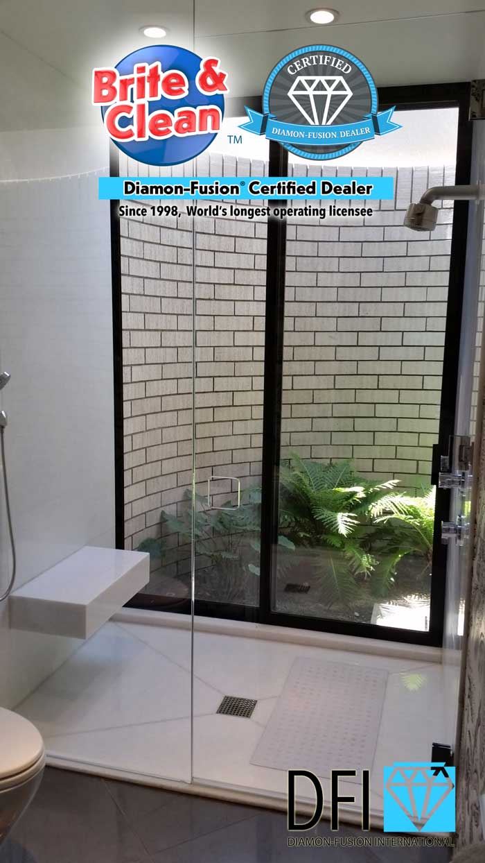 Diamon-Fusion&reg; Coachella Valley shower doors