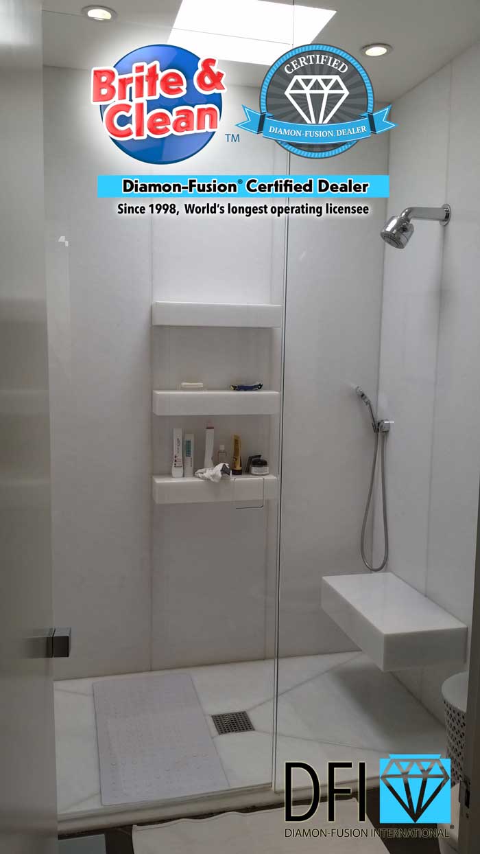 Diamon-Fusion&reg; Coachella Valley shower doors