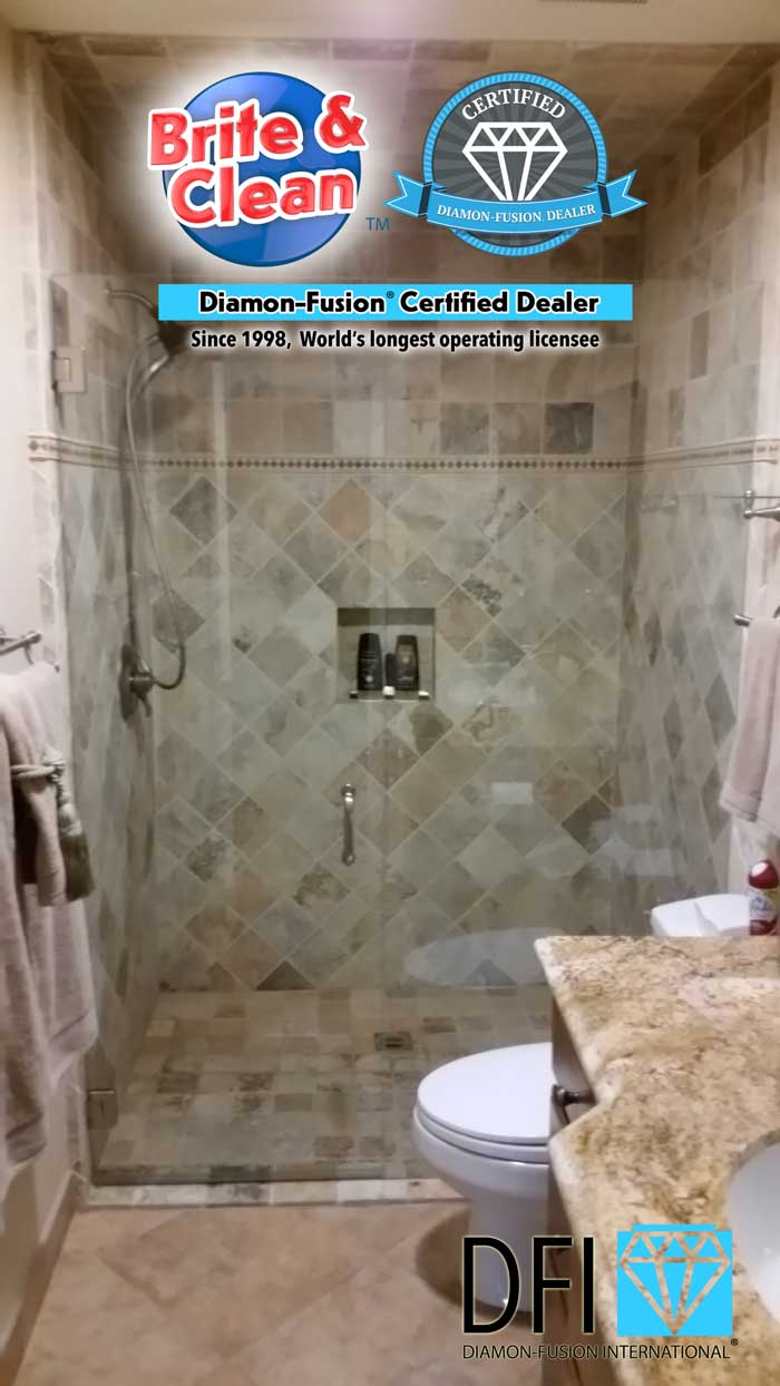 Diamon-Fusion&reg; Coachella Valley shower doors