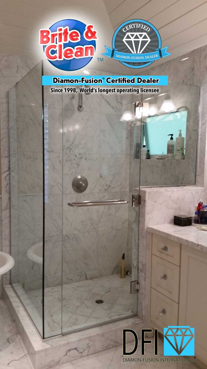 Diamon-Fusion&reg; Coachella Valley shower doors
